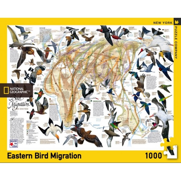 National Geographic, Migracje ptaków (1000el.) - Sklep Art Puzzle